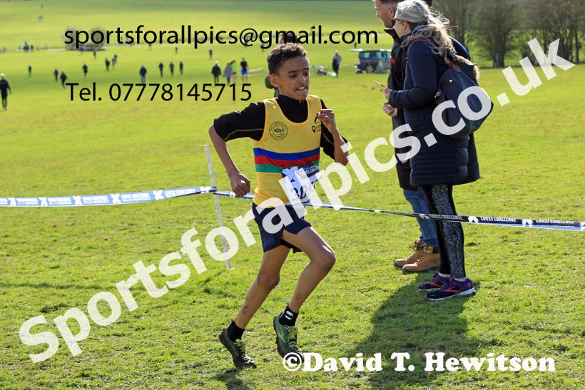 Boys Under-13s 2022 CAU Inter Counties Cross Country, Prestwold Hall, Loughborough.  Photo: David T. Hewitson/Sports for All Pics